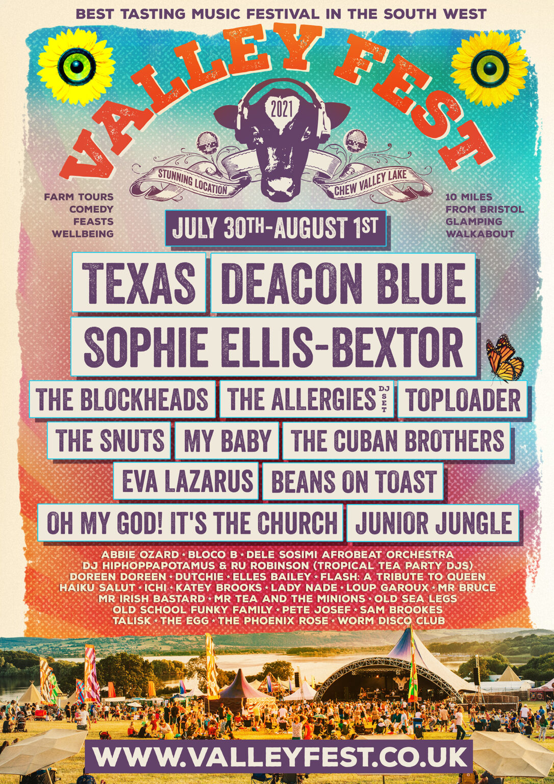 2021 Music line up is announced Valley Fest Bristol Music & Food