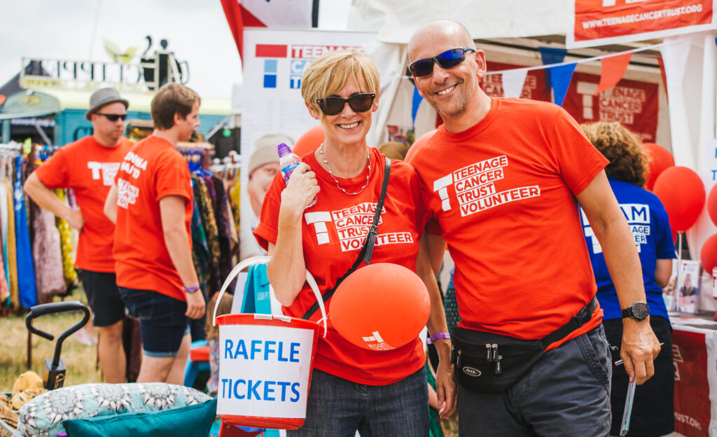 Fundraising at food and music festival in Bristol